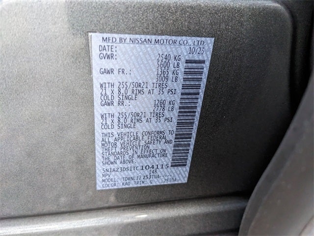 2026 Nissan Murano Platinum