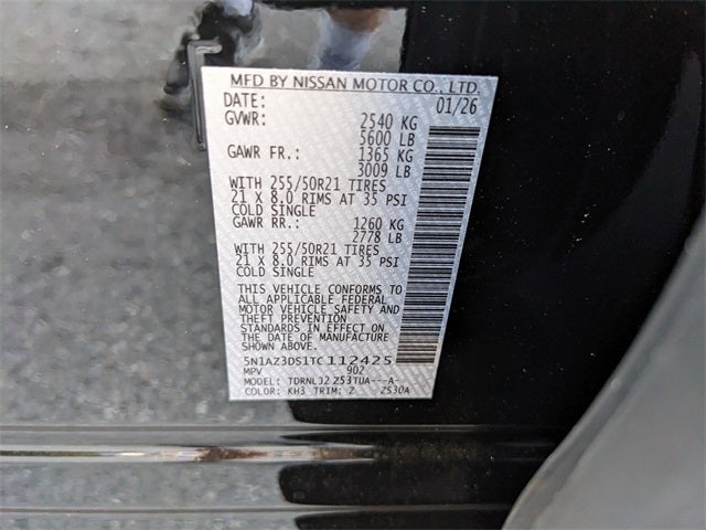 2026 Nissan Murano Platinum