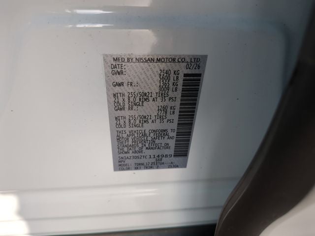 2026 Nissan Murano Platinum