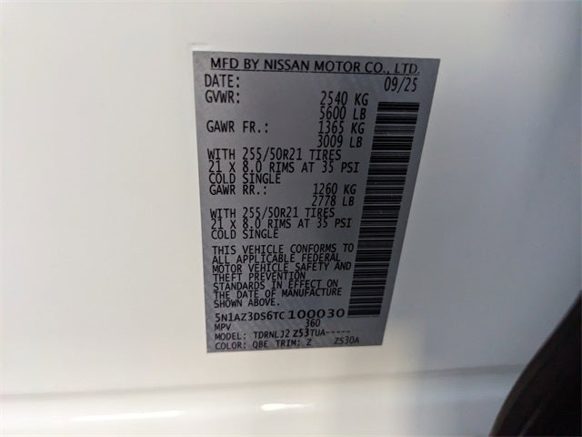 2026 Nissan Murano Platinum