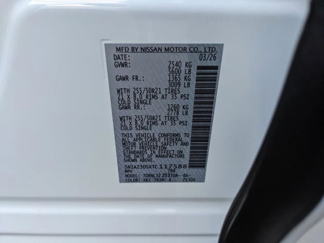 2026 Nissan Murano Platinum