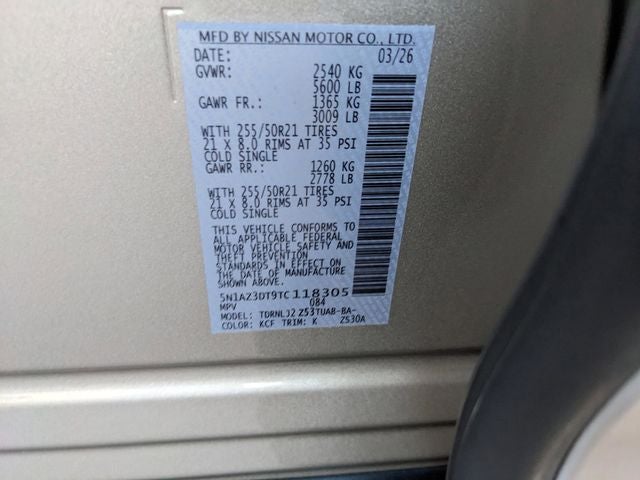 2026 Nissan Murano Platinum