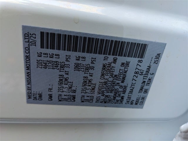 2026 Nissan Rogue SV