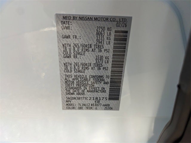 2026 Nissan Pathfinder SV ROCK CREEK