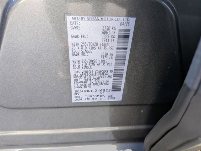 2026 Nissan Pathfinder SL