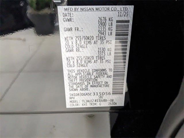 2025 Nissan Pathfinder Platinum