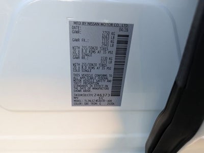 2026 Nissan Pathfinder Platinum