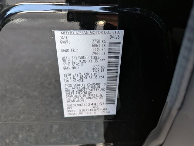 2026 Nissan Pathfinder Platinum
