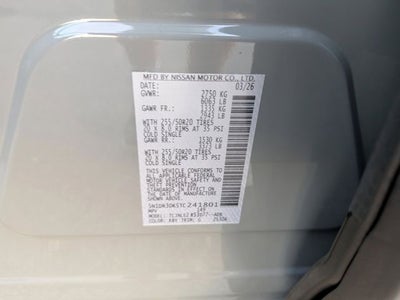 2026 Nissan Pathfinder Platinum