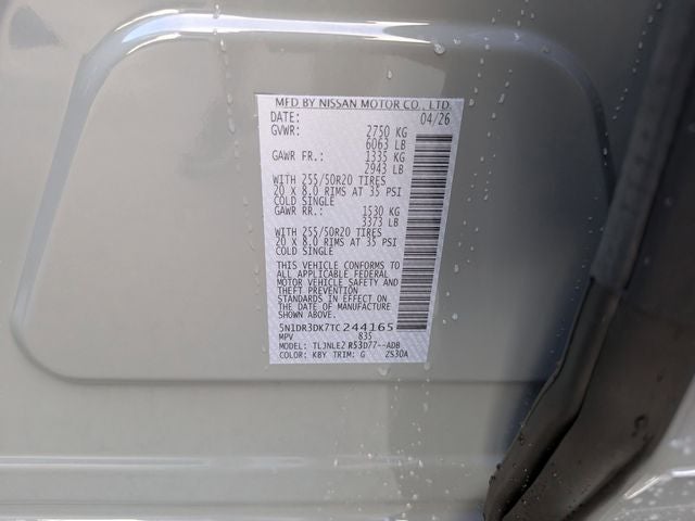 2026 Nissan Pathfinder Platinum