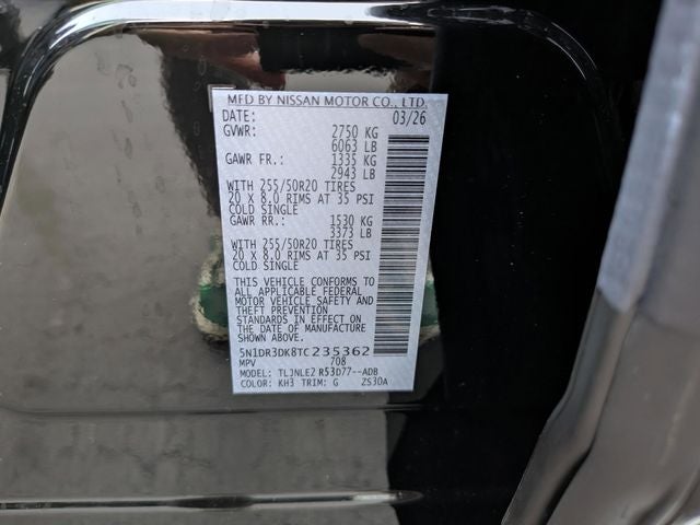 2026 Nissan Pathfinder Platinum