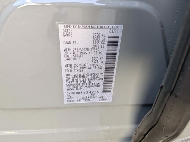 2026 Nissan Pathfinder Platinum