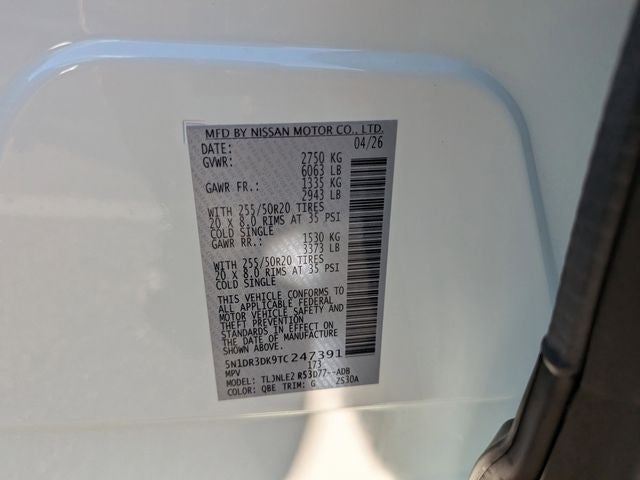 2026 Nissan Pathfinder Platinum