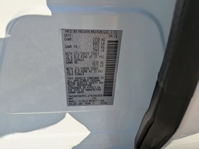 2026 Nissan Pathfinder Platinum