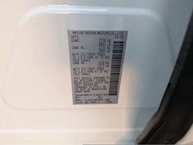 2026 Nissan Pathfinder Platinum