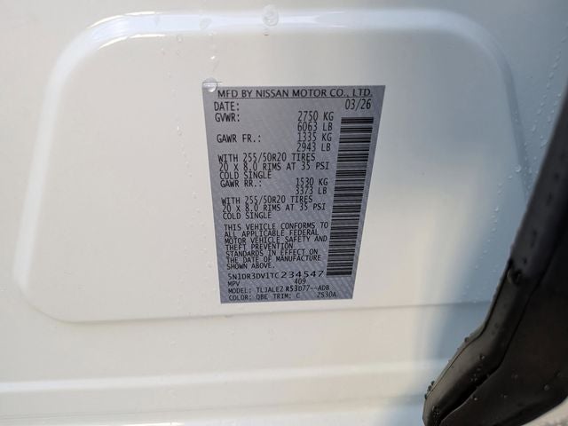 2026 Nissan Pathfinder Platinum