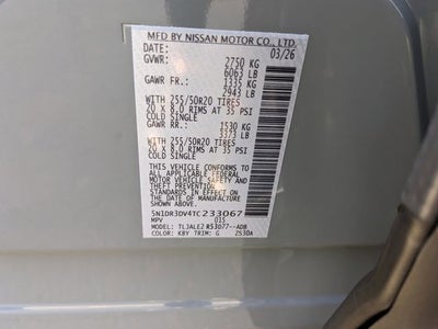 2026 Nissan Pathfinder Platinum
