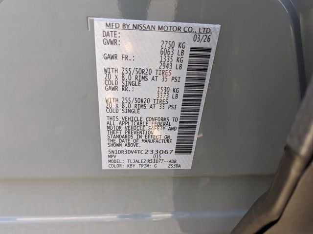 2026 Nissan Pathfinder Platinum