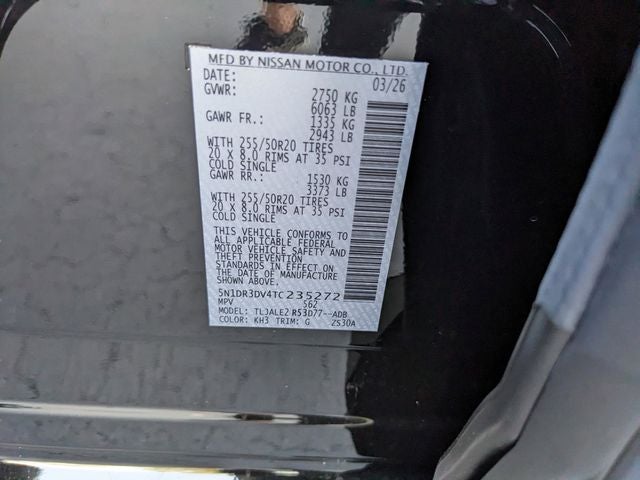 2026 Nissan Pathfinder Platinum