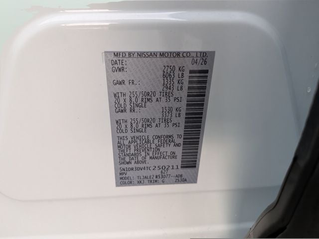 2026 Nissan Pathfinder Platinum