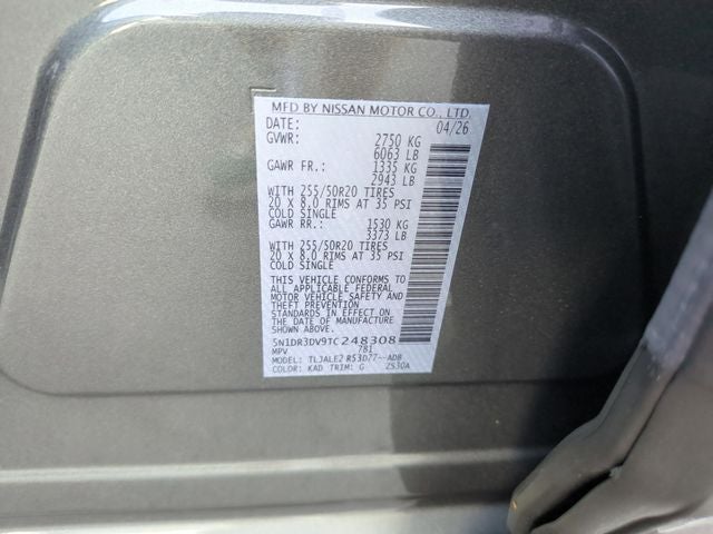 2026 Nissan Pathfinder Platinum