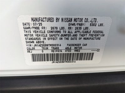 2026 Nissan LEAF PLATINUM+