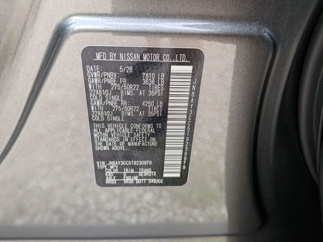 2026 Nissan Armada Platinum Reserve