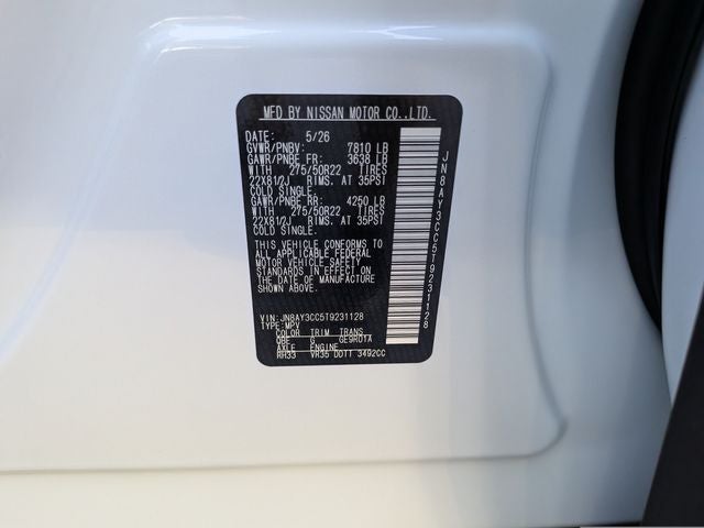 2026 Nissan Armada Platinum Reserve