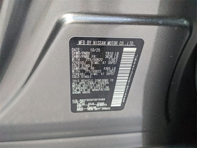 2026 Nissan Armada Platinum Reserve