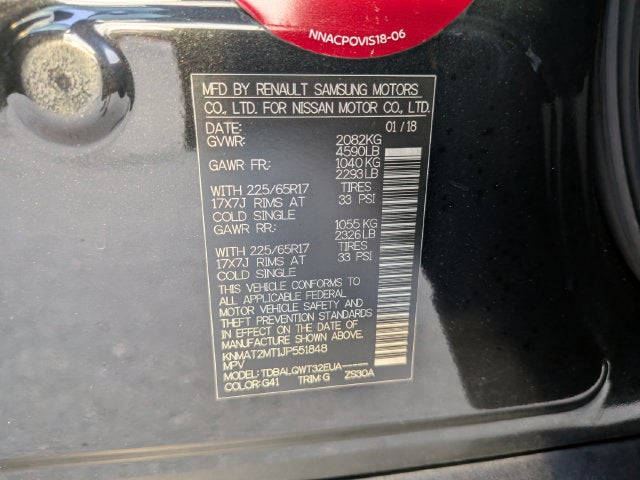 2018 Nissan Rogue SV