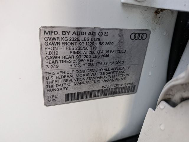2023 Audi Q3 Premium Plus S Line quattro