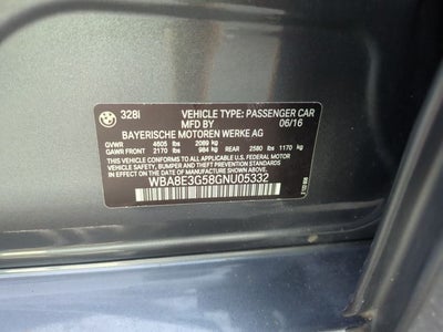 2016 BMW 3 Series 328i xDrive