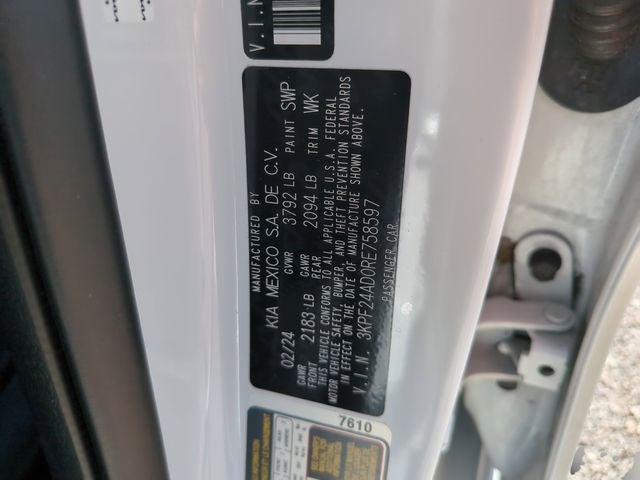 2024 Kia Forte LXS