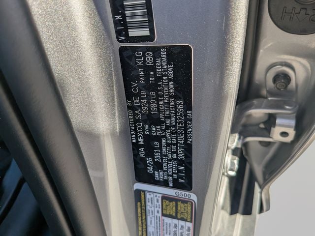 2026 Kia K4 LXS