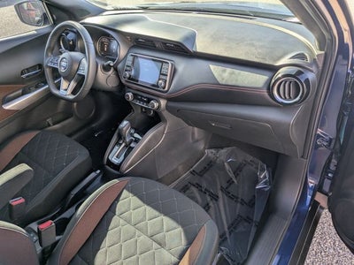 2018 Nissan Kicks SR Blue w white roof