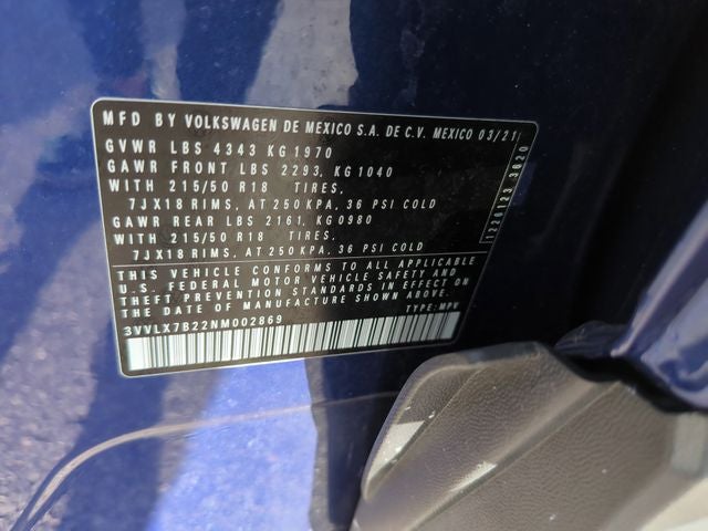 2022 Volkswagen Taos 1.5T SE