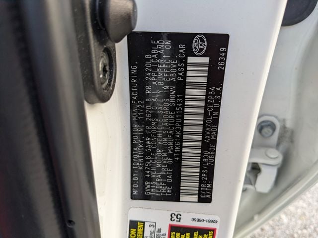 2023 Toyota Camry XSE