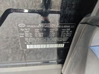 2021 Hyundai Santa Fe SE