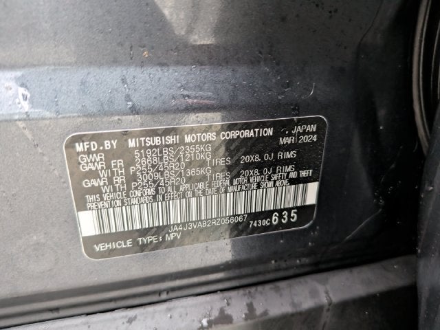 2024 Mitsubishi Outlander SE Black Edition w/Pano Roof