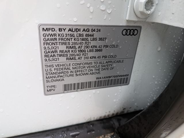 2025 Audi SQ7 Premium Plus quattro
